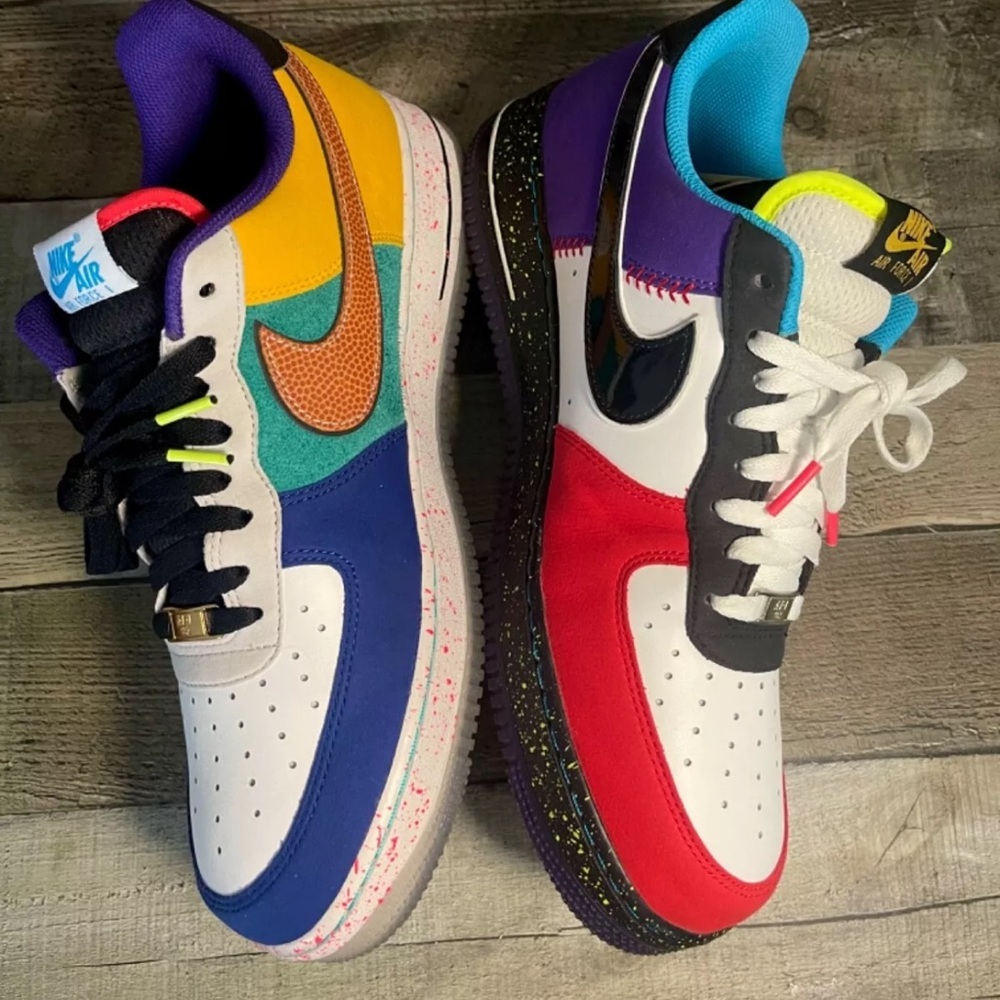 Nike Air Force (1) Autentic 100% What the L.A.(CT1117-100)Casual - Picture 4 of 7